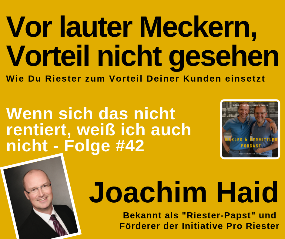 Makler und Vermittler Podcast - Für Versicherungsmakler, -vertreter und Finanzdienstleister