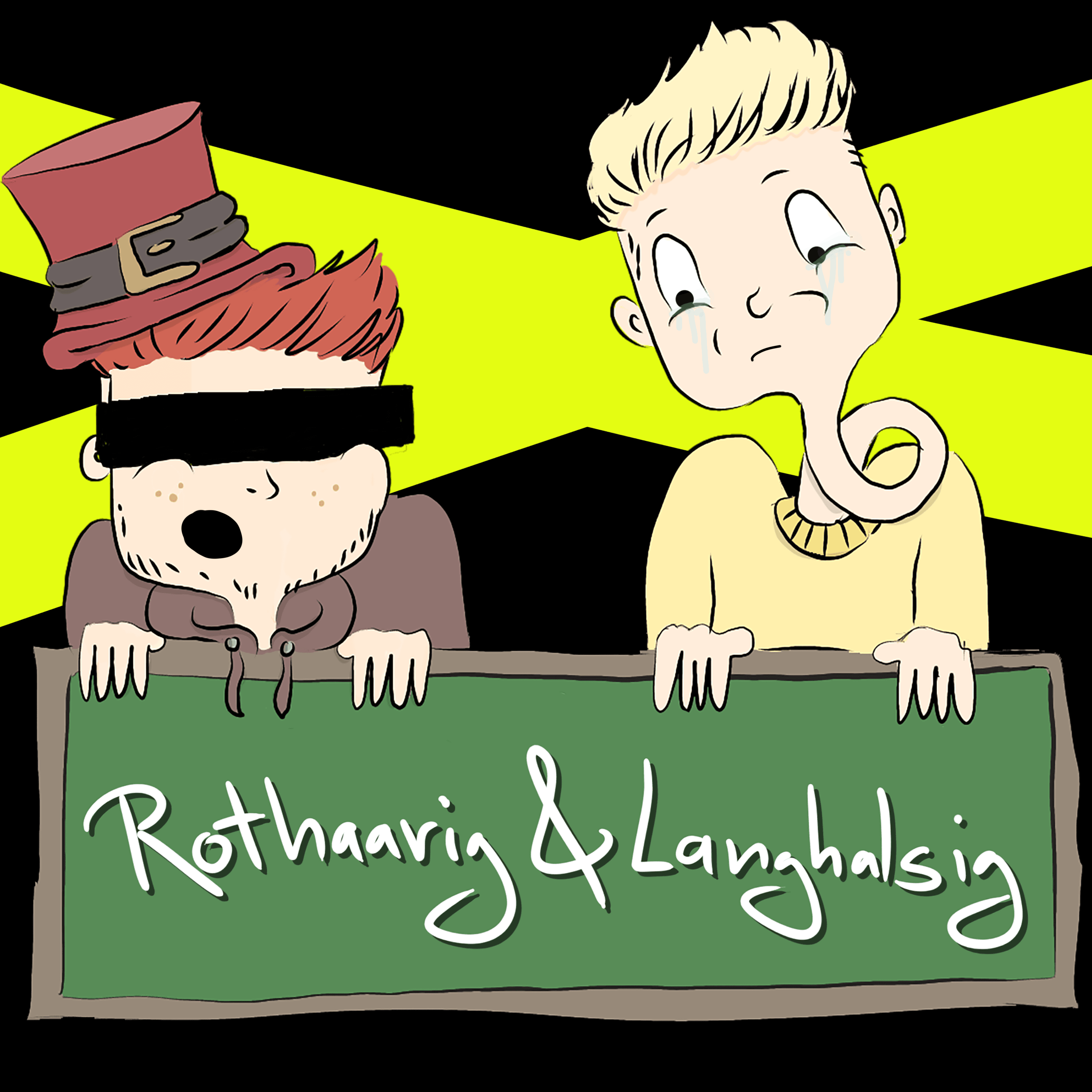 Rothaarig und Langhalsig