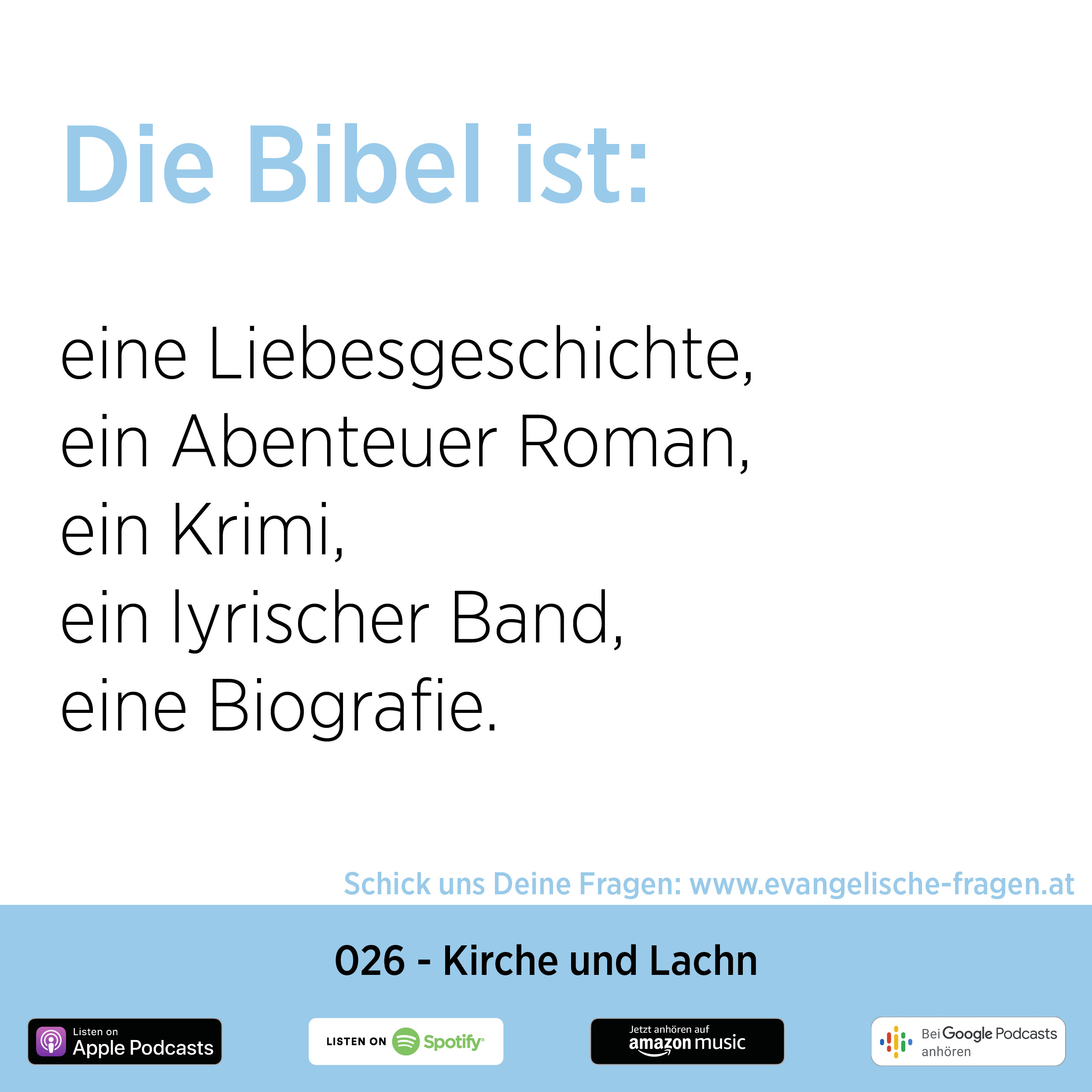 Evangelische fragen - evangelische Fragen