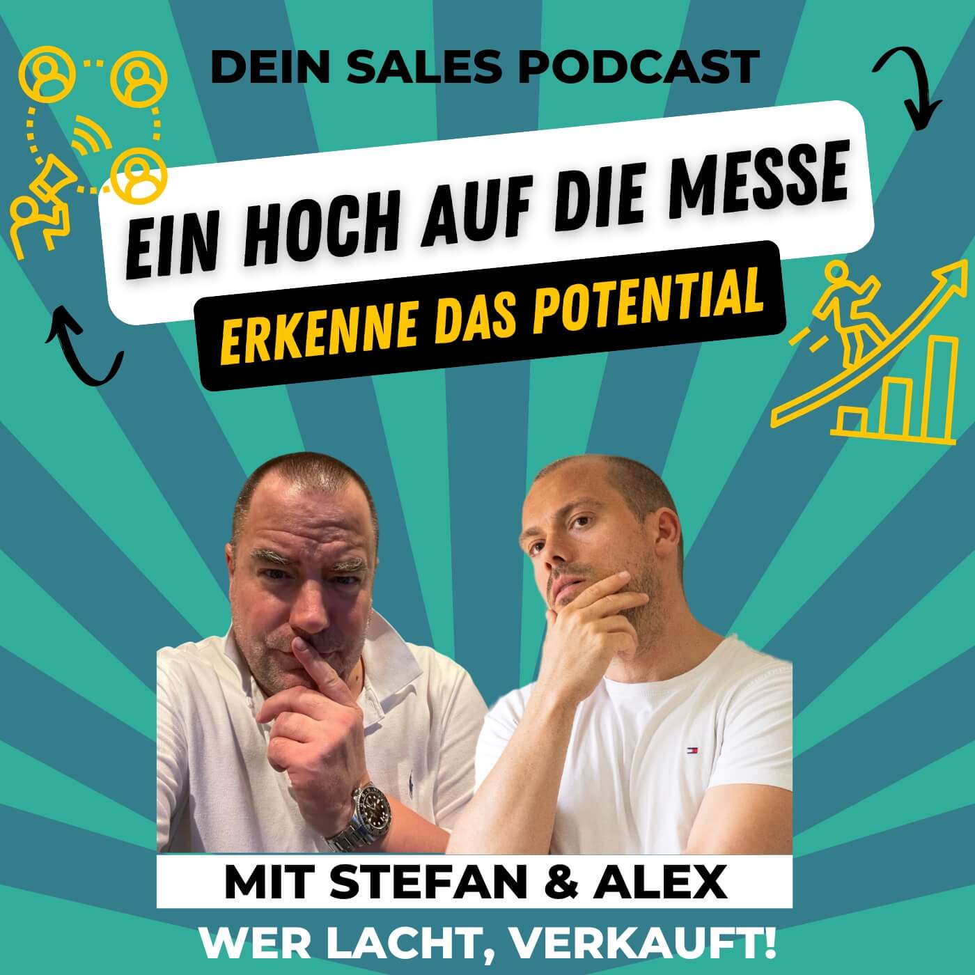 Wer lacht verkauft! Dein Sales Podcast für mehr Spaß im Verkauf.