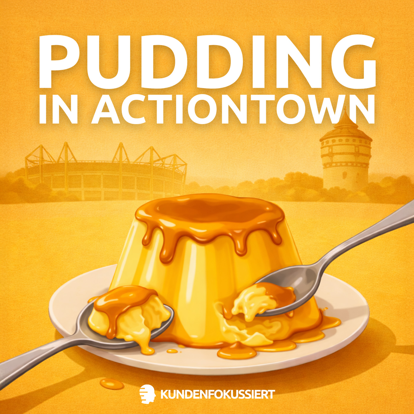 Pudding in Actiontown podcast artwork