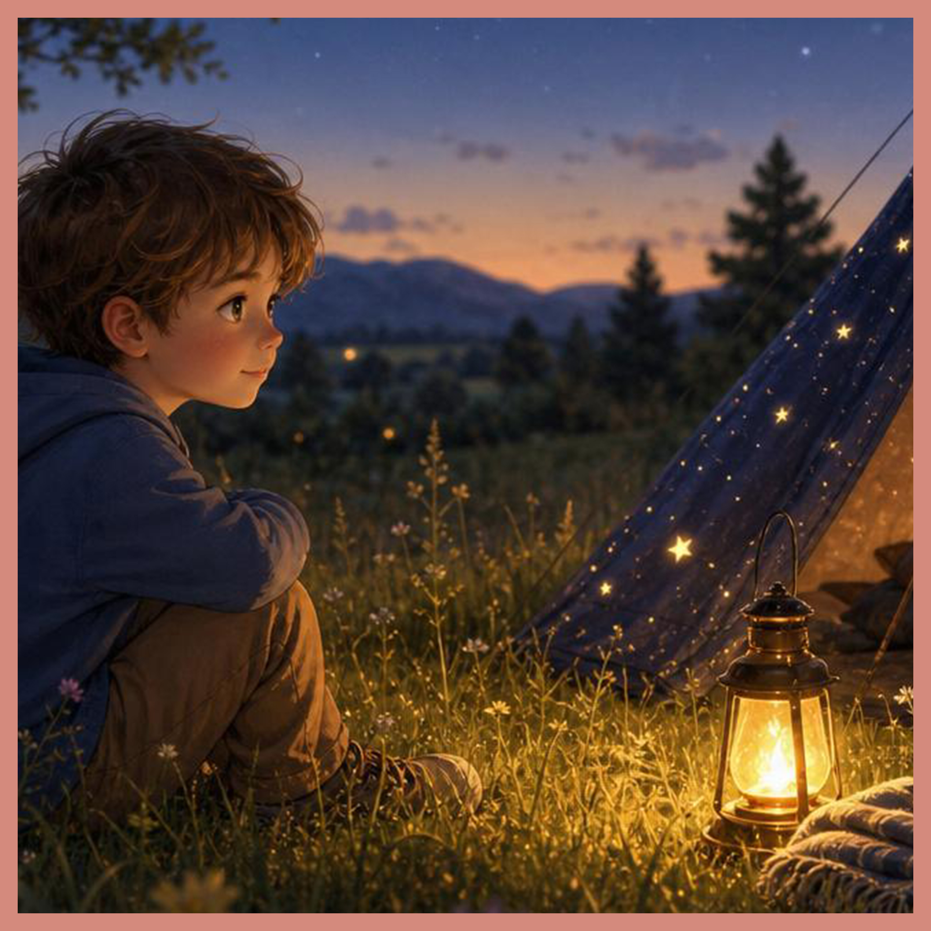 Das Sternenzelt auf der Wiese – Fantasiereise für Kinder zum Malen episode artwork