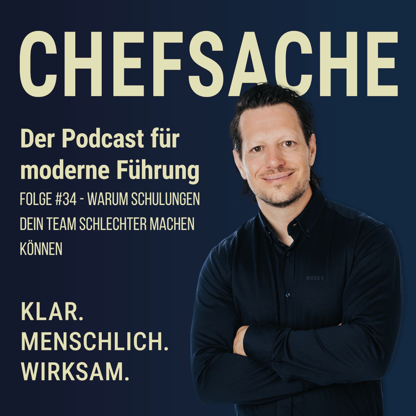 Chefsache #34 - Warum zu viele Schulungen dein Team schlechter machen können episode artwork