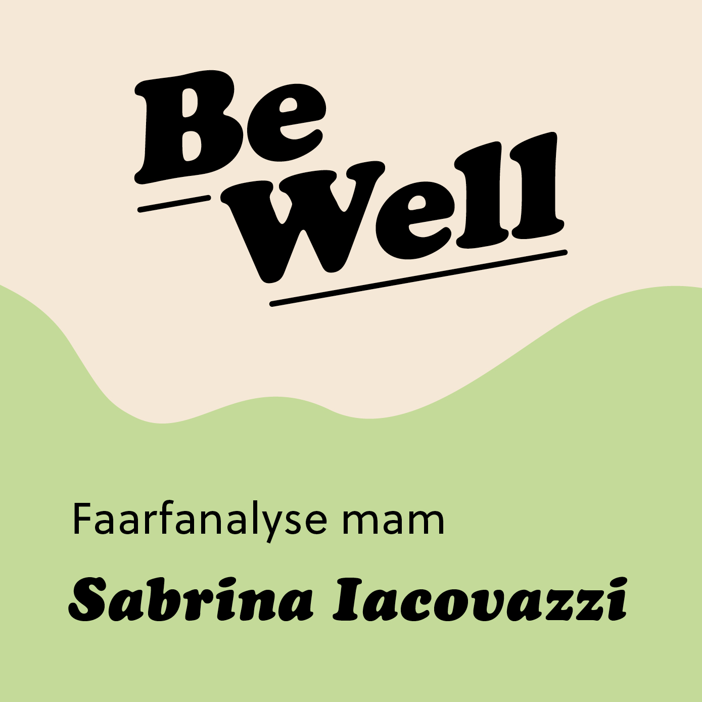 Be Well - De gesonde Podcast mam Sarah Cattani