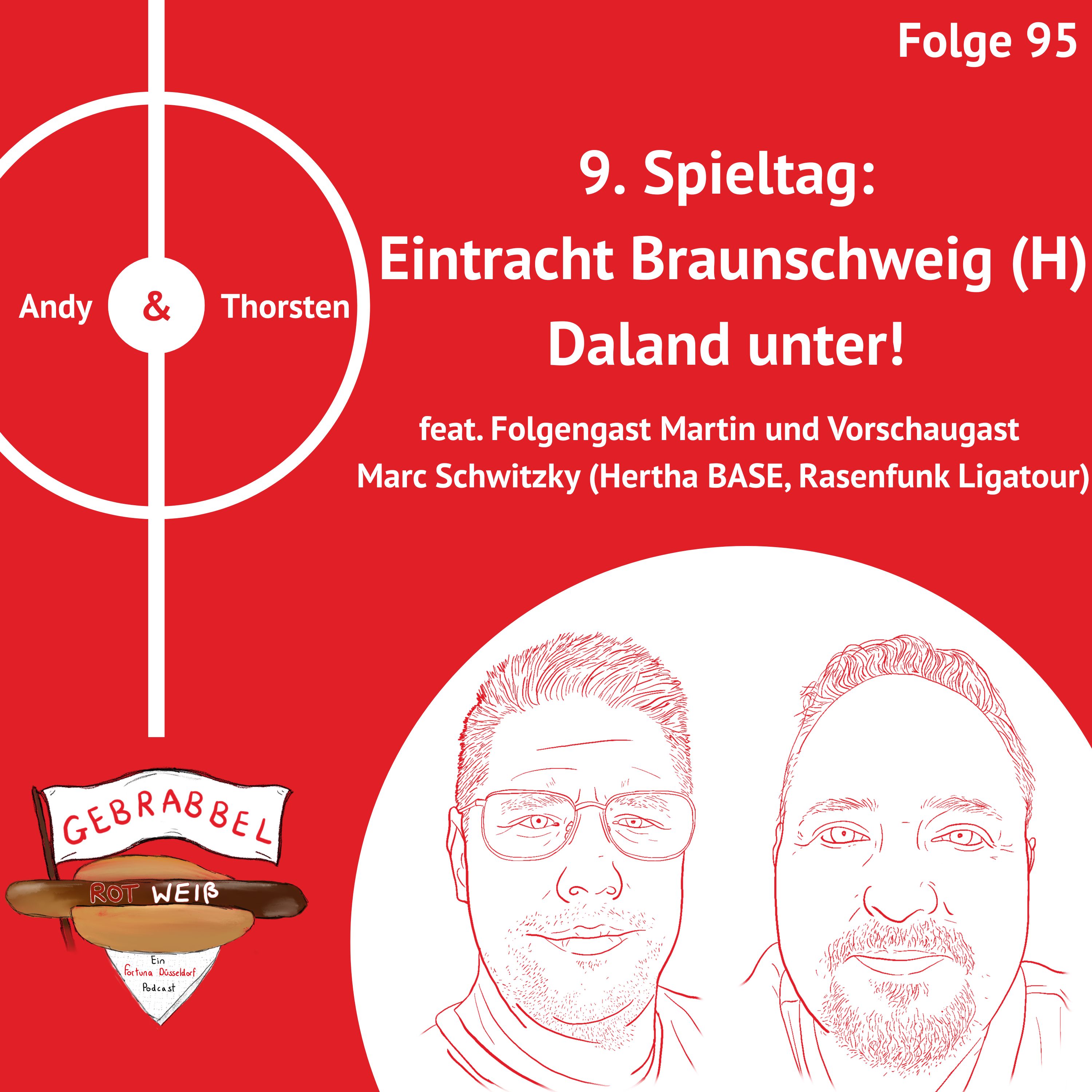 #095: 9. Spieltag: Eintracht Braunschweig (H) – Daland unter! feat. Folgengast Martin und Vorschaugast Marc Schwitzky (Hertha BASE, Rasenfunk Ligatour) episode artwork