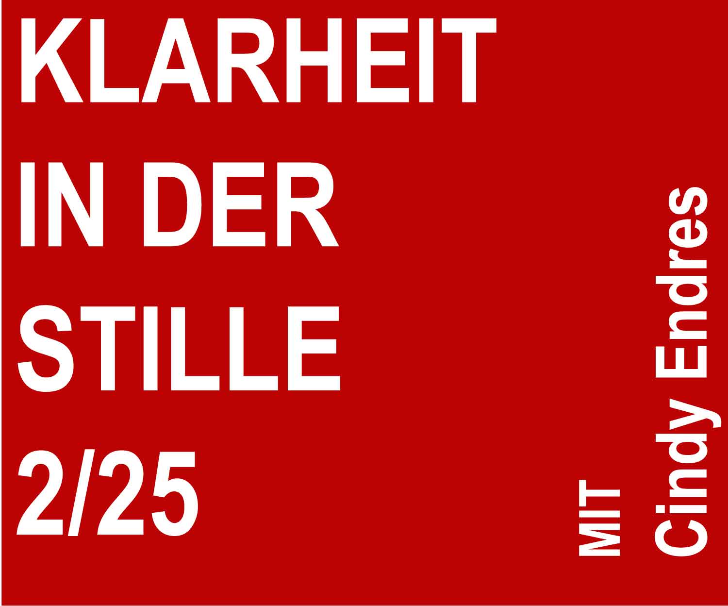 Klarheit in der Stille