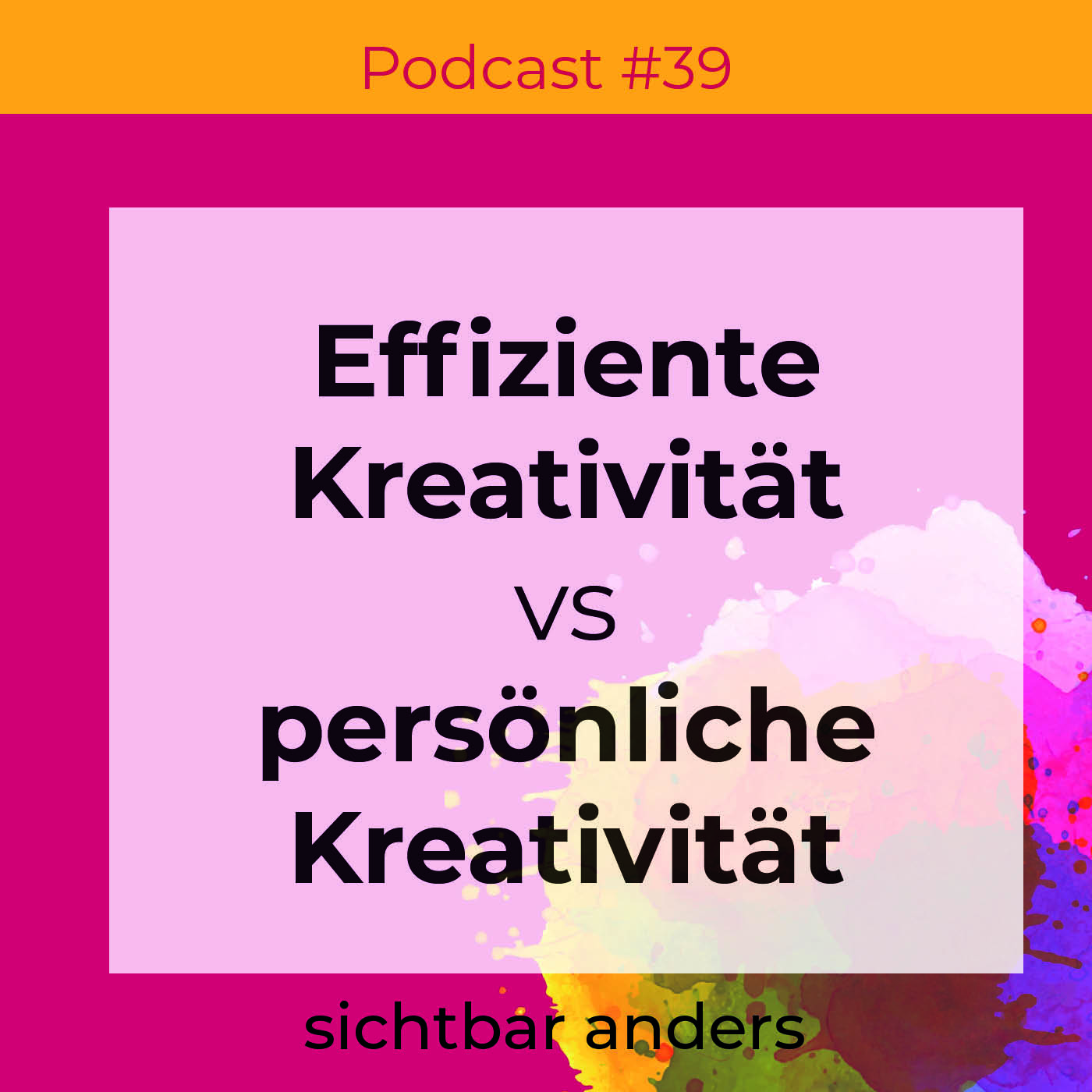 Lass es schillern! Kreative Selbstverwirklichung