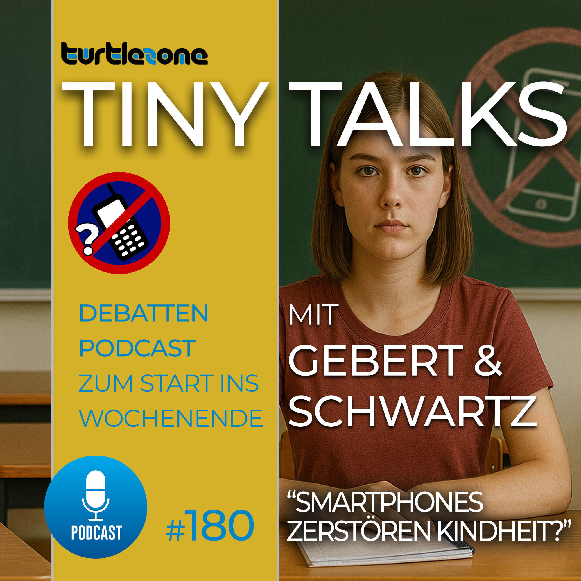 Turtlezone Tiny Talks - Der Debatten-Podcast mit Gebert und Schwartz