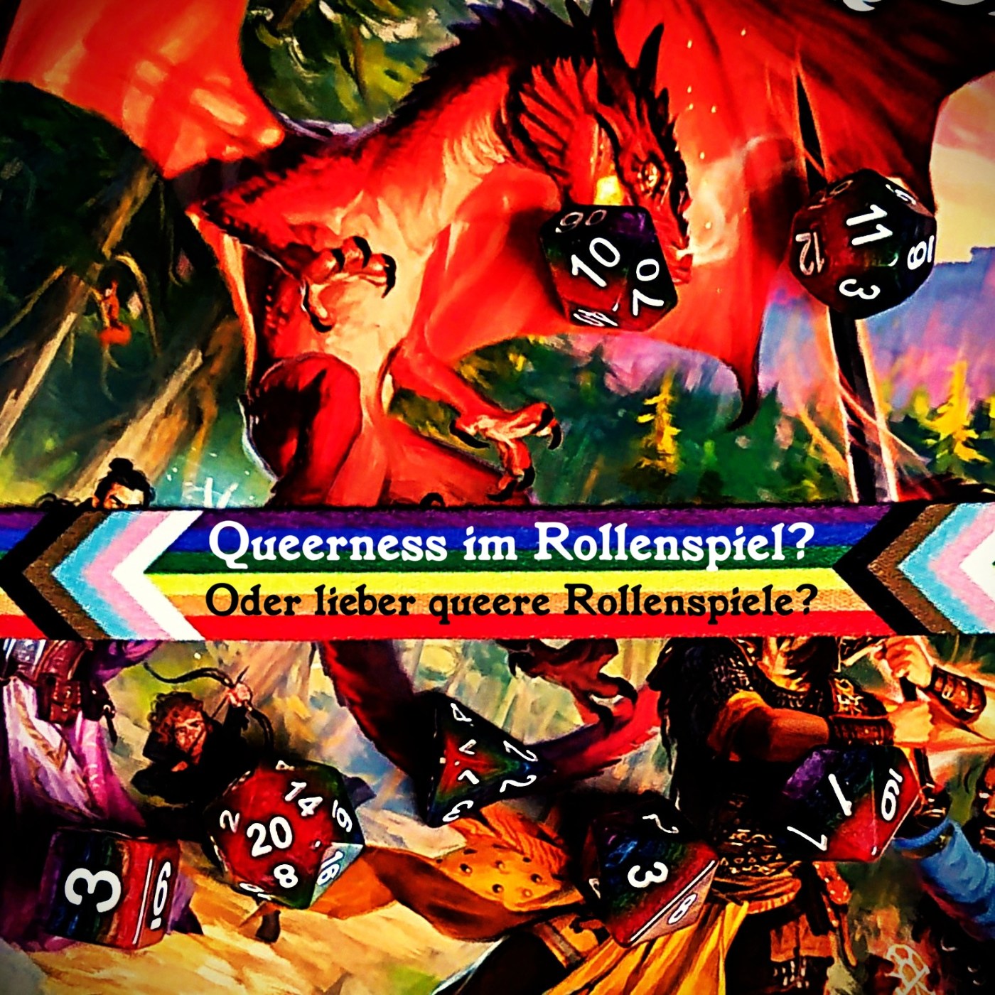 Episode 73 - Queerness im Rollenspiel? Oder lieber queere Rollenspiele? (Staffel 6) episode artwork
