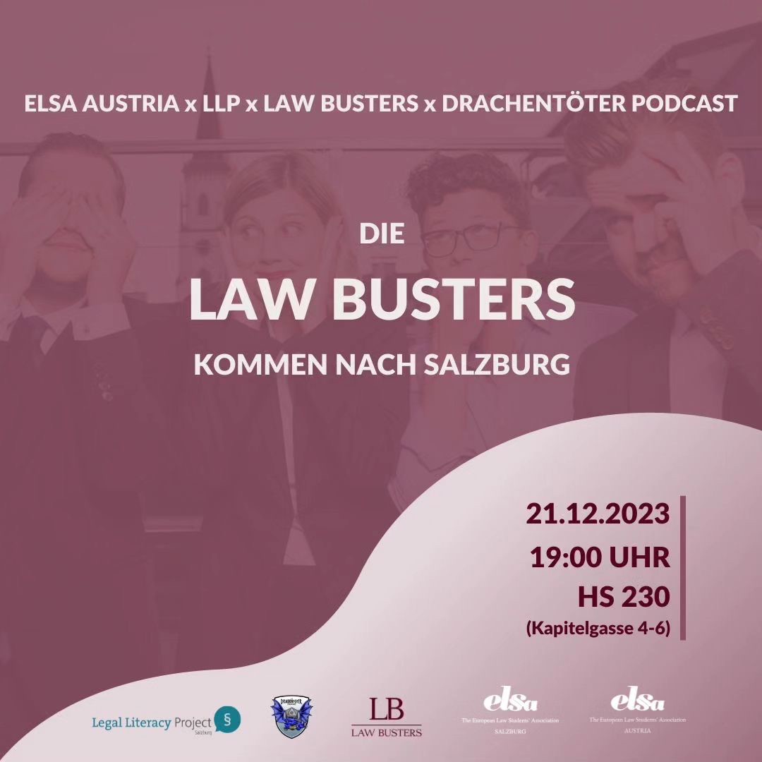 Episode 93 Die Lawbusters Kommen Nach Salzburg Die Aufnahme Der