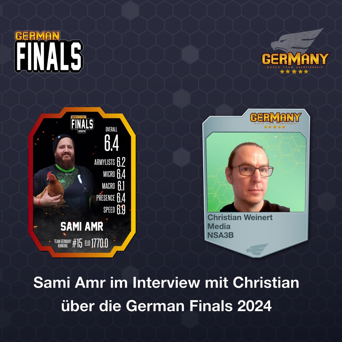 German Finals 2024 - Interview mit Sami Amr