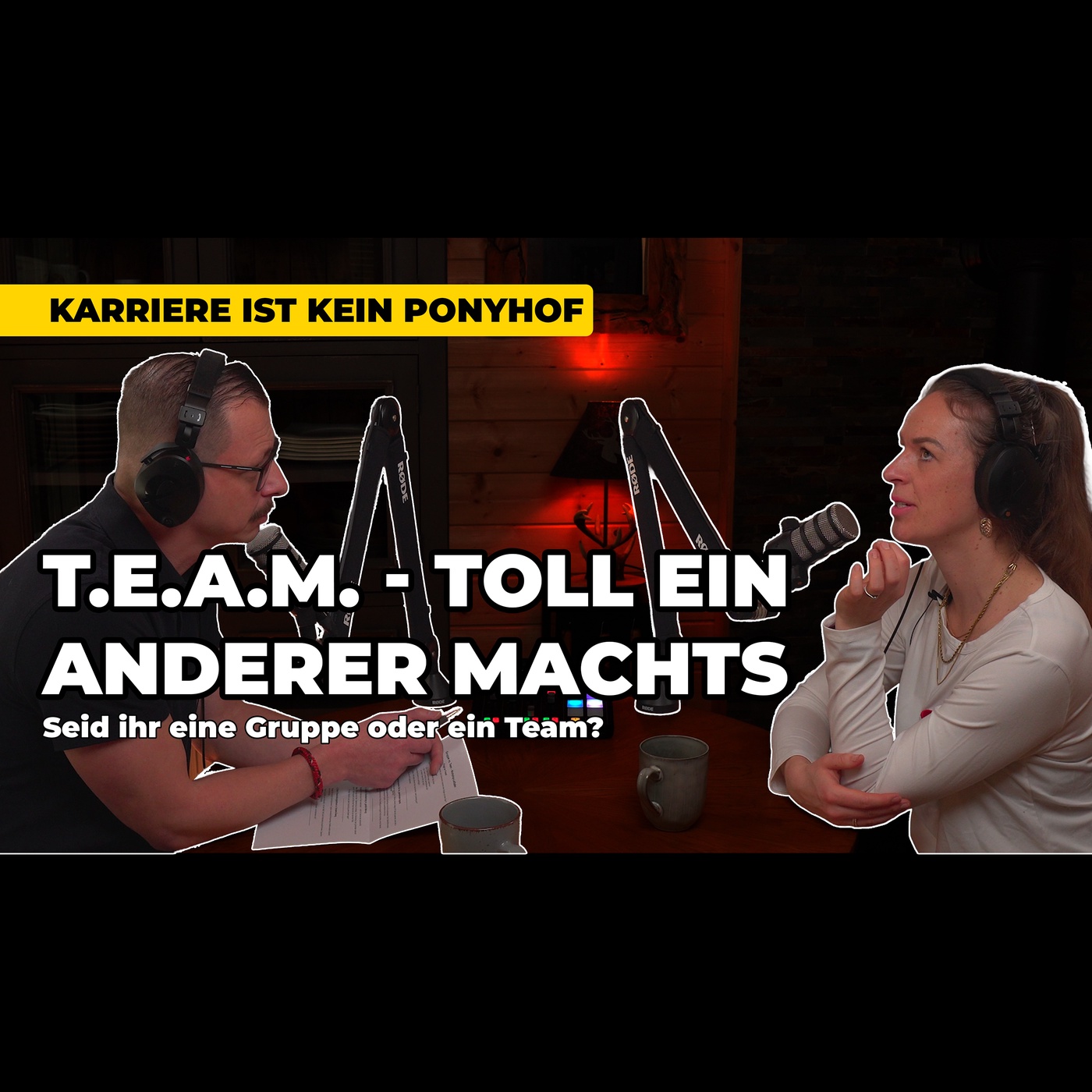 Eine Gruppe teilt Arbeit. Ein Team teilt Verantwortung