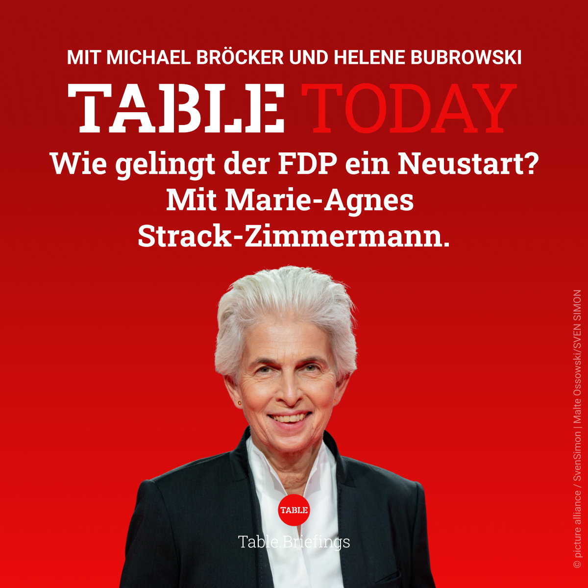 Wie gelingt der FDP ein Neustart? Mit Marie-Agnes Strack-Zimmermann.