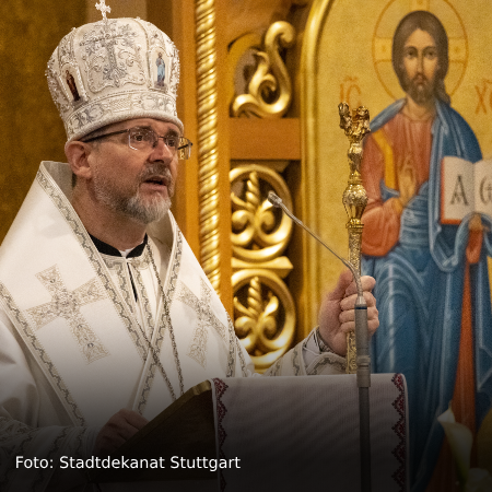Ukrainischer Bischof zu Besuch in Stuttgart