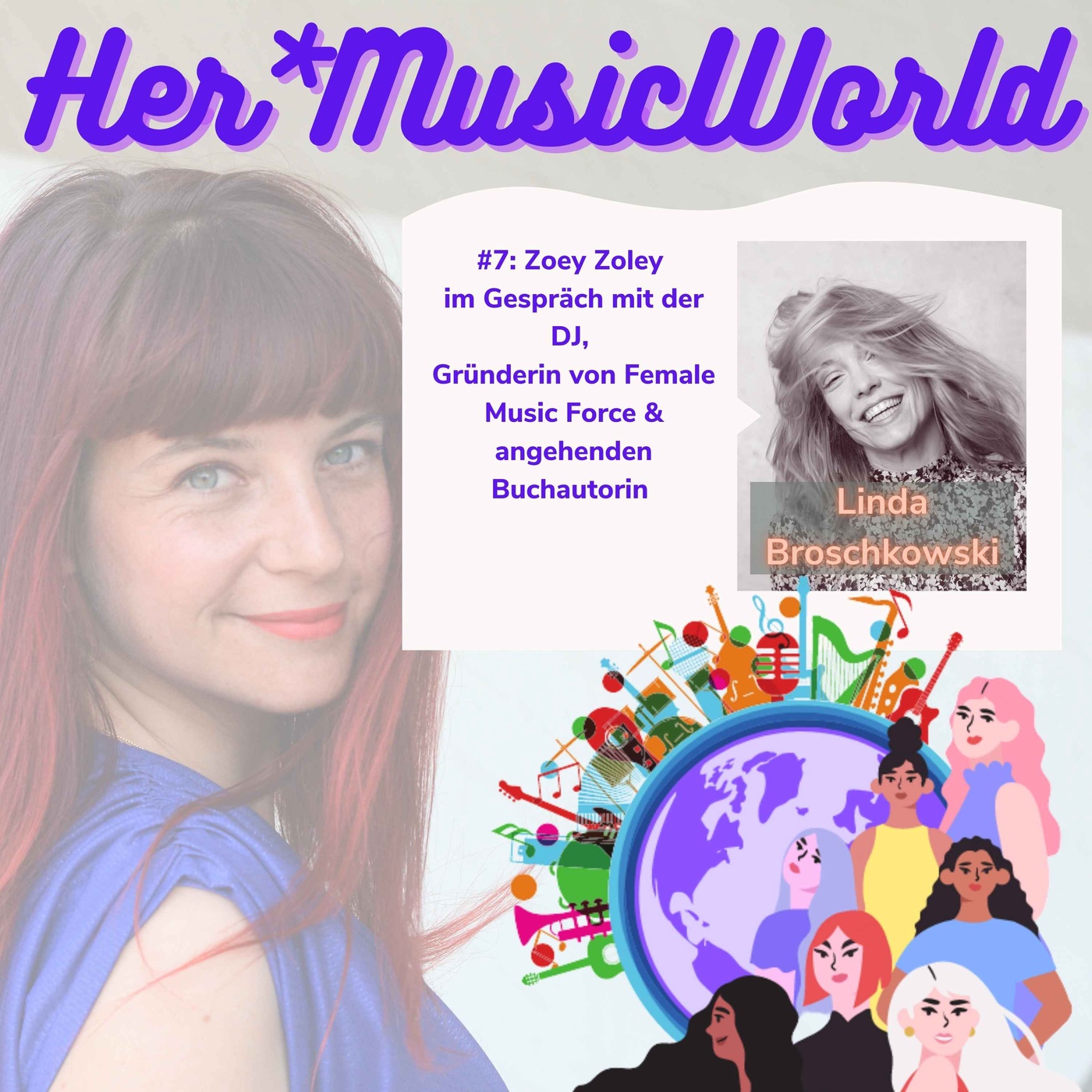 #7 HerMusicWorld Podcast mit Gästin Linda Broschkowski