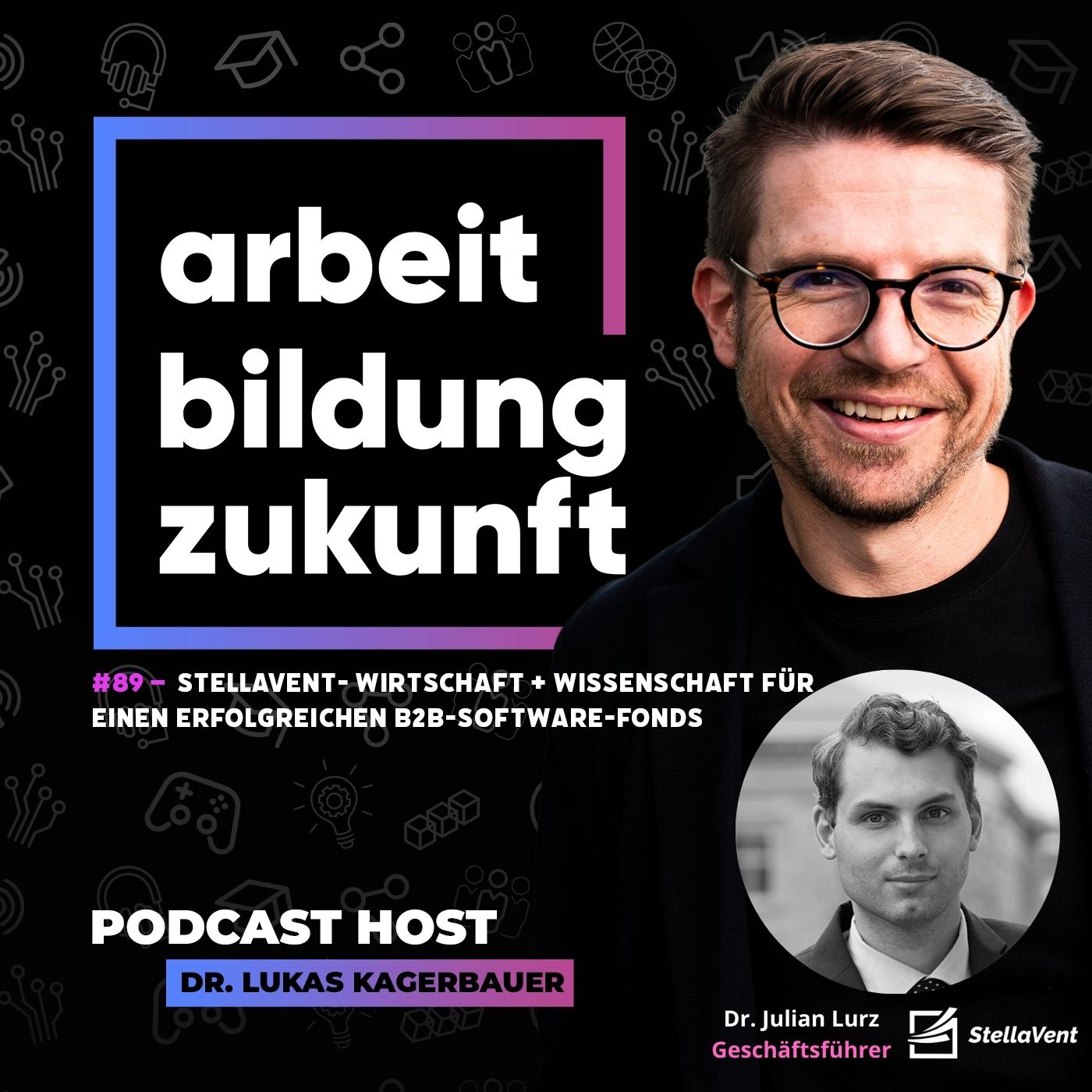 #ABZ 89 – Wirtschaft + Wissenschaft für einen erfolgreichen B2B-Software Fonds | mit Dr. Julian Lurz, Geschäftsführer von Stellavent