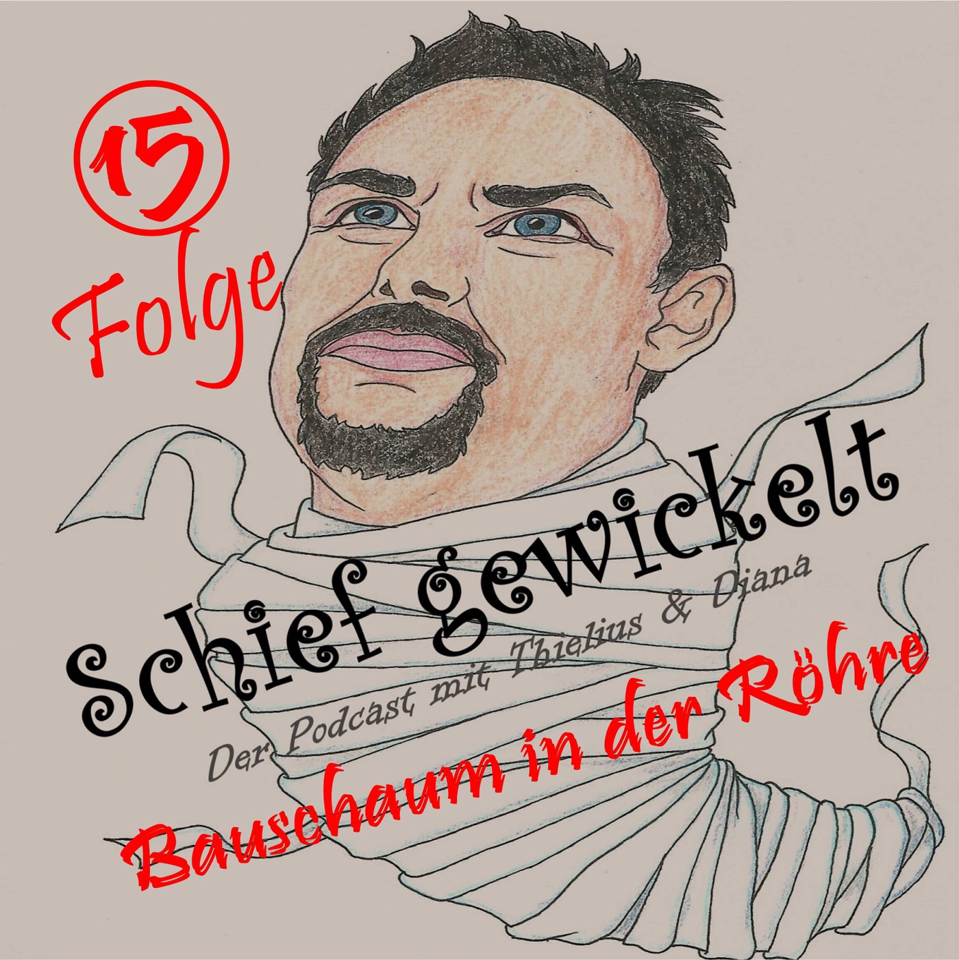 Bauschaum in der Röhre