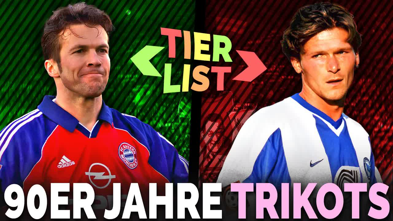 Wir ranken legendäre Trikots der 90er Jahre mit Tommi Schmitt! Calcio Berlin TIERLIST