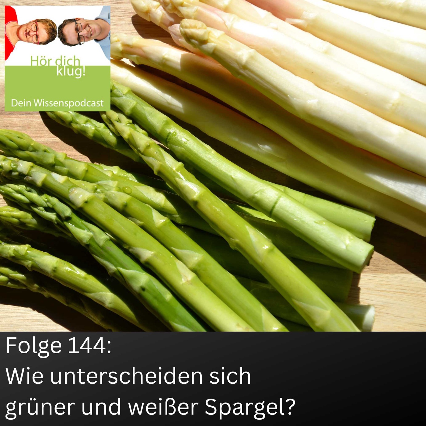 Wie unterscheiden sich grüner und weißer Spargel?