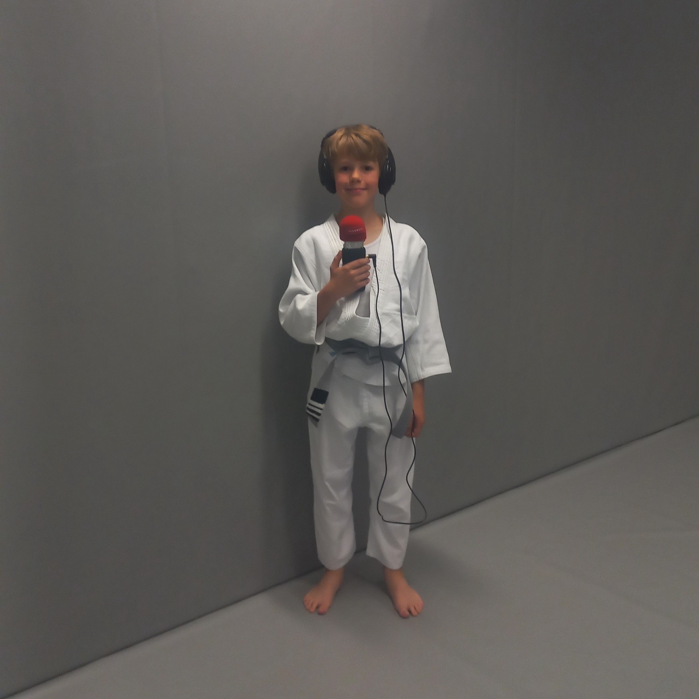 Mit Finn beim Jiu Jitsu