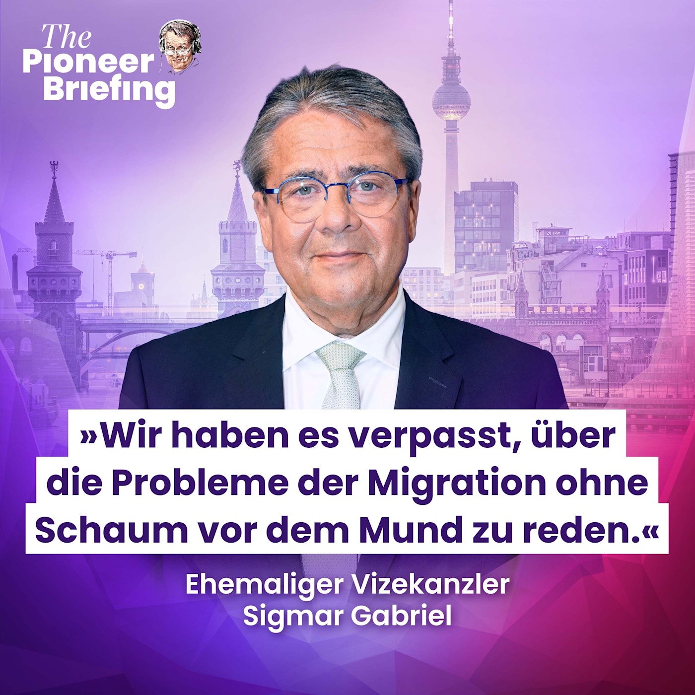 Sigmar Gabriel: „Stadtbild-Debatte ist nur ein Aufeinander-Einschlagen.”