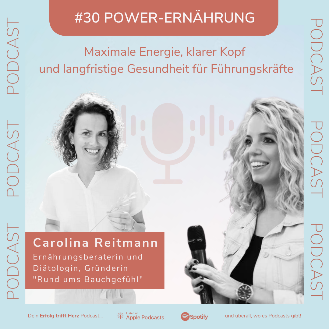 #030 - Power-Ernährung: Maximale Energie, klarer Kopf & langfristige Gesundheit für Führungskräfte-mit Carolina Reitman