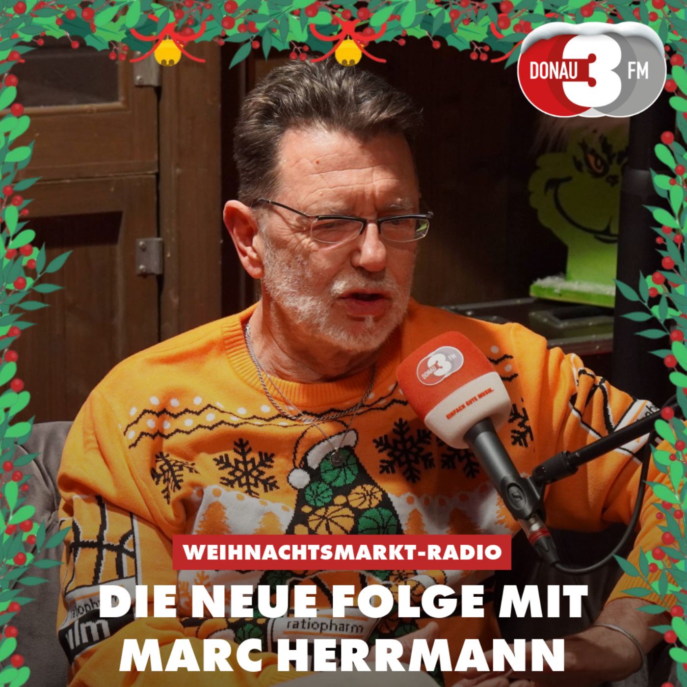 Das DONAU 3 FM Weihnachtsmarktradio mit Marc Herrmann, Hallensprecher von ratiopharm ulm