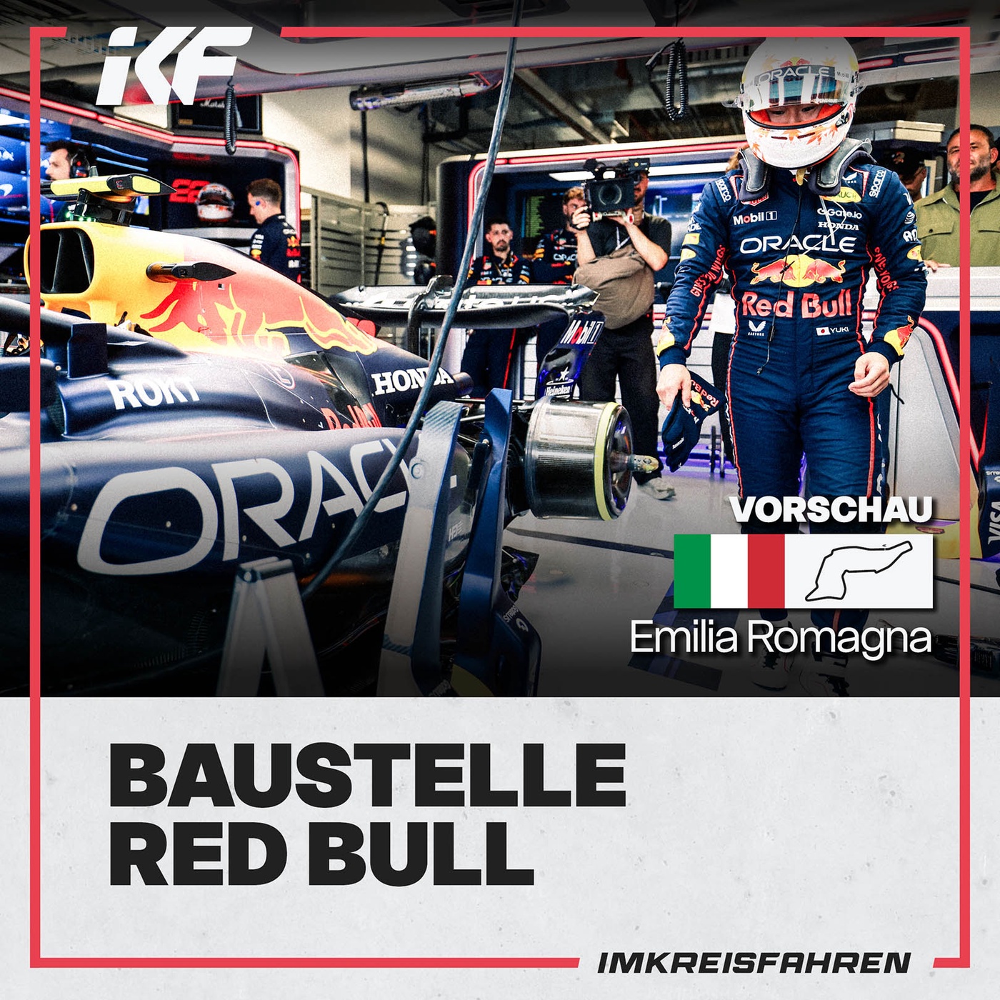 Baustelle Red Bull | Vorschau Emilia Romagna