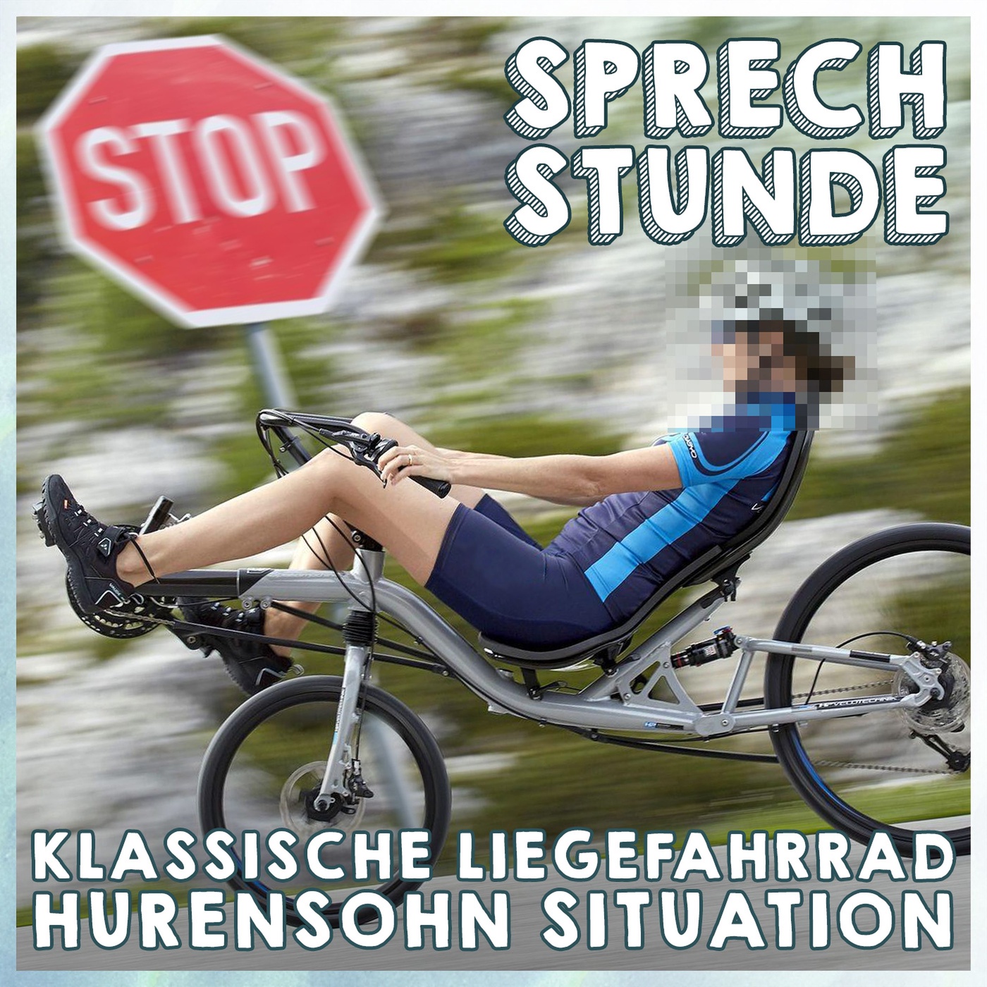 Klassische Liegefahrrad-Hurensohn-Situation!