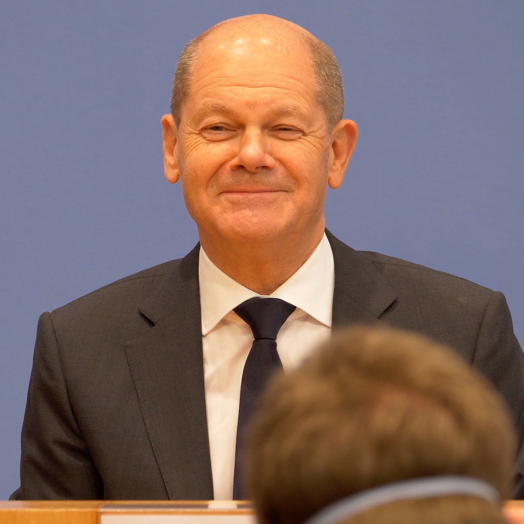 BPK - Olaf Scholz (SPD) zur aktuellen Steuerschätzung - 11. November 2021