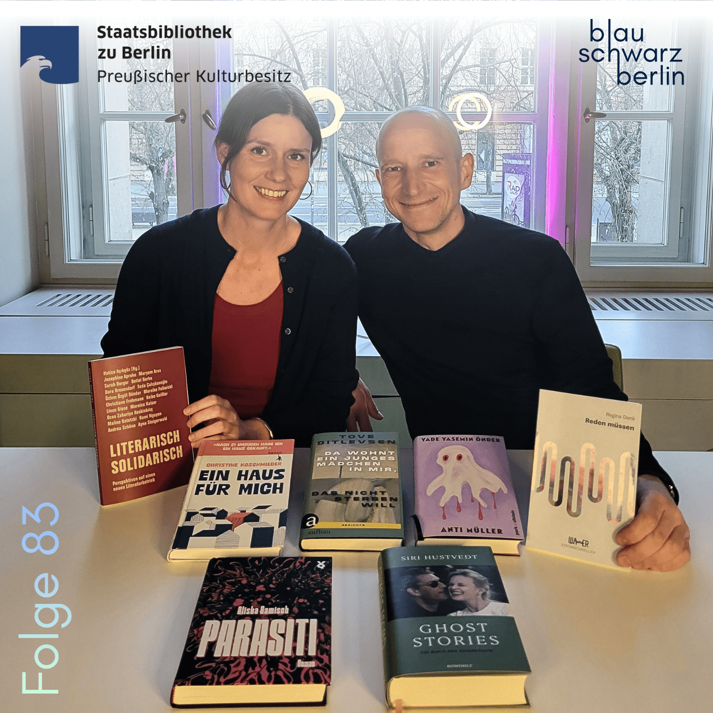 blauschwarzberlin. Der Literaturpodcast Folge #83 April 2026