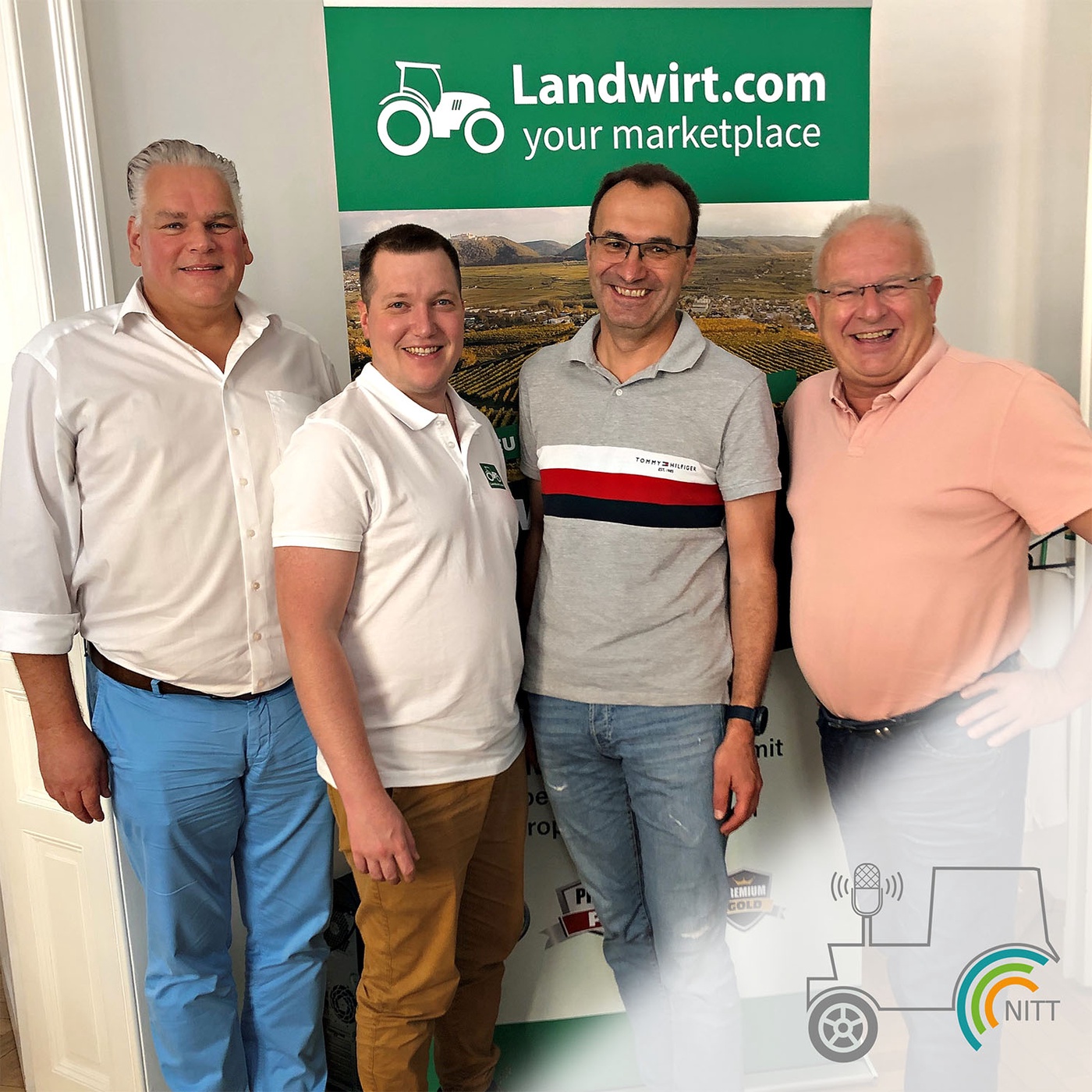 Dieter Dänzer trifft Thomas Mühlbacher und Lukas Andreas Pammer von landwirt.com