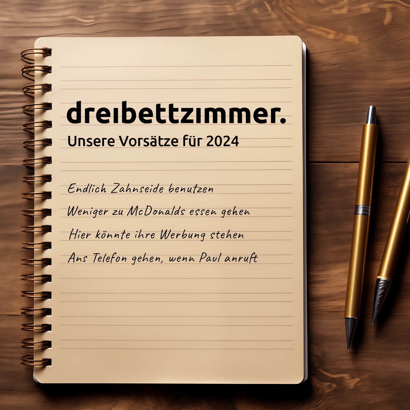 #105 THEMENFOLGE Unsere Vorsätze für 2024