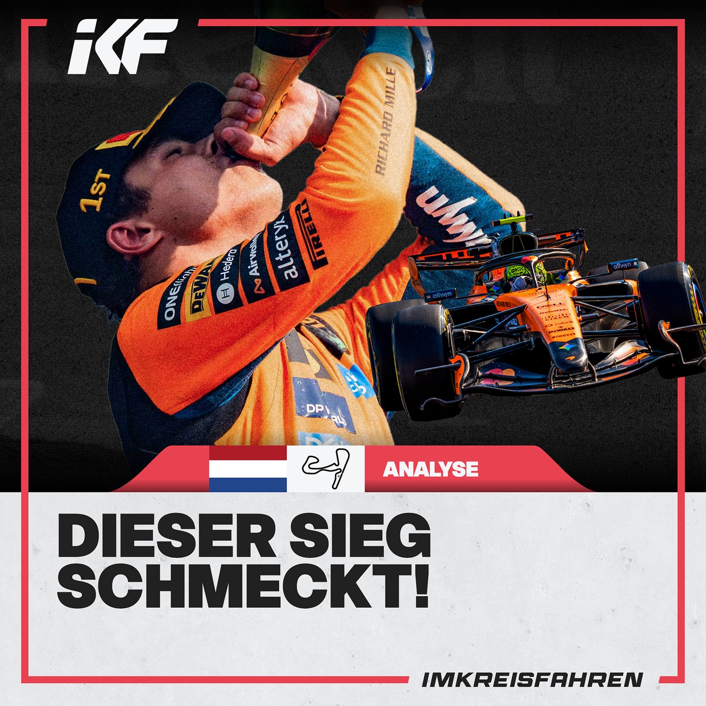 Norris triumphiert – Ferrari streitet, Verstappen fliegt ab | Analyse & Highlights Niederlande