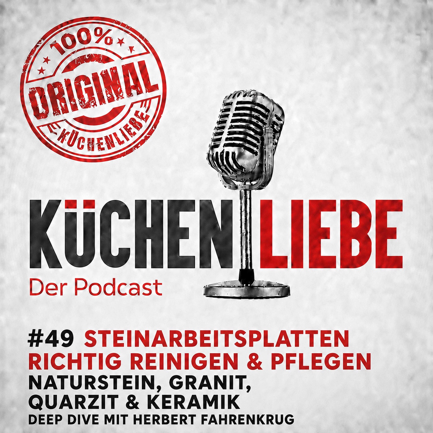 #49 Steinarbeitsplatten richtig reinigen & pflegen | Naturstein, Granit, Quarzit & Keramik