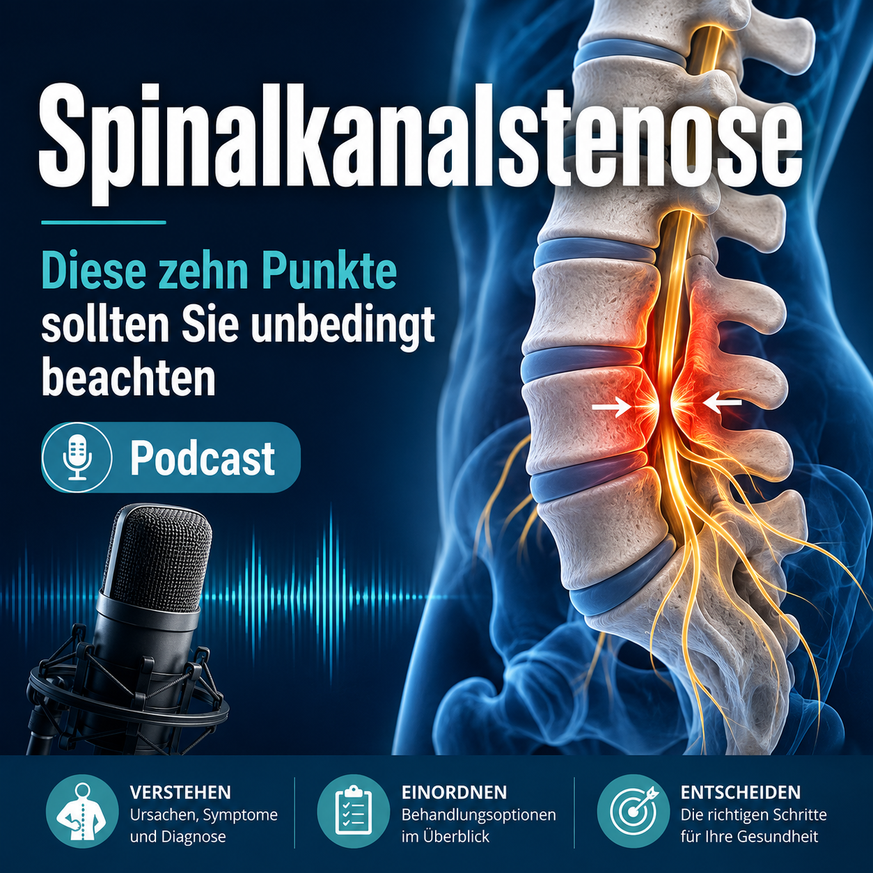 Spinalkanalstenose - Diese 10 Punkte sollten Sie unbedingt beachten