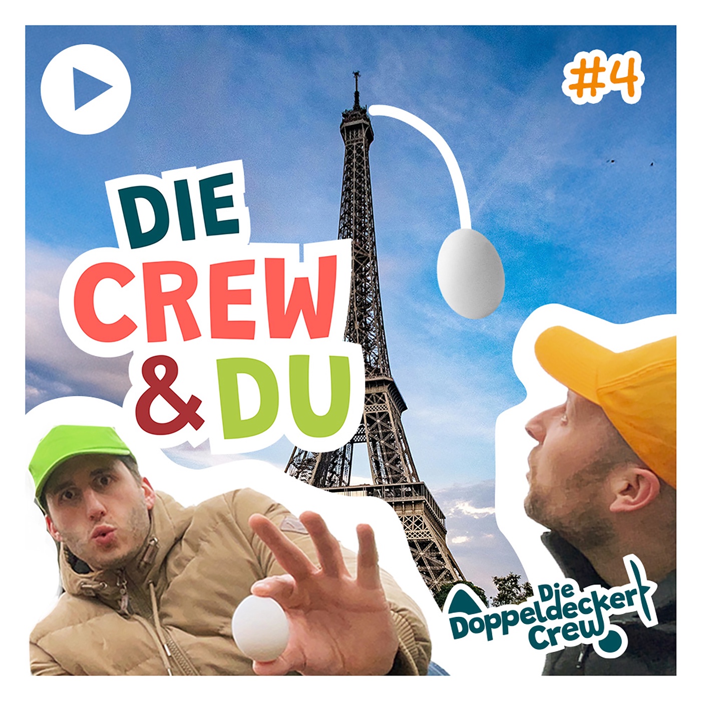 Wer übersteht den Ei-Fall-Turm? | Crew&Du #4 | Die Doppeldecker Crew | Interaktives Video für Kinder