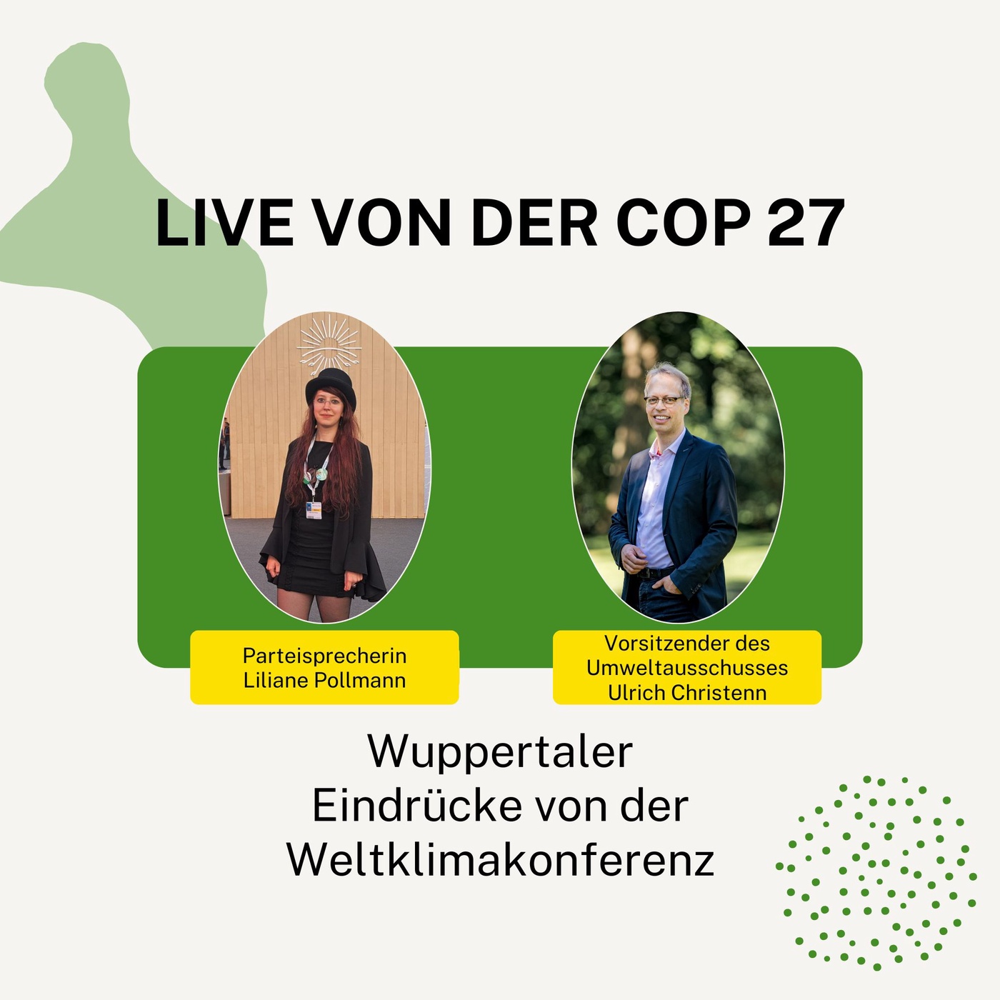 LIVE VON DER COP27: Liliane Pollmann berichtet von der Weltklimakonferenz (Teil 1)