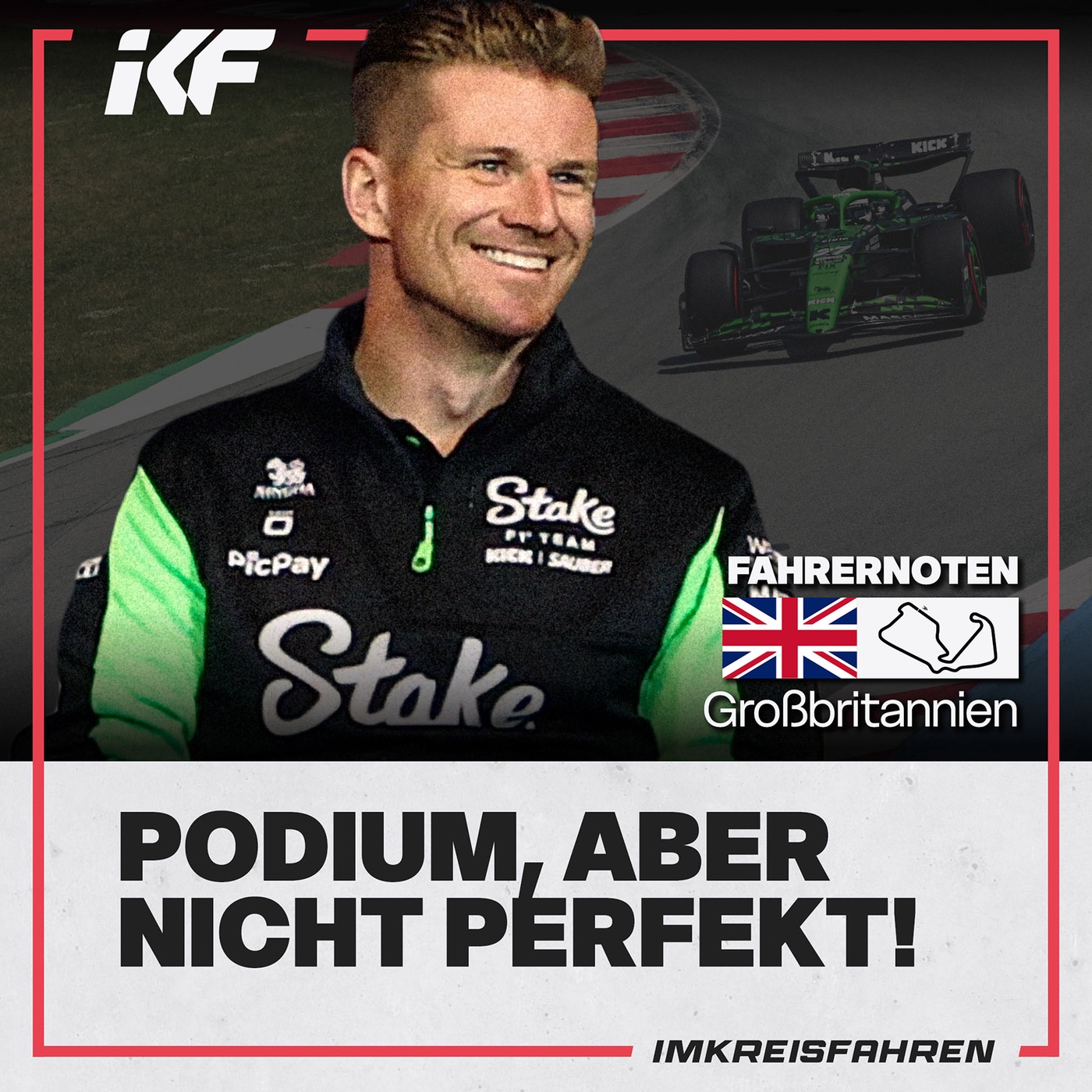 Podium, aber nicht perfekt! | Fahrernoten Großbritannien