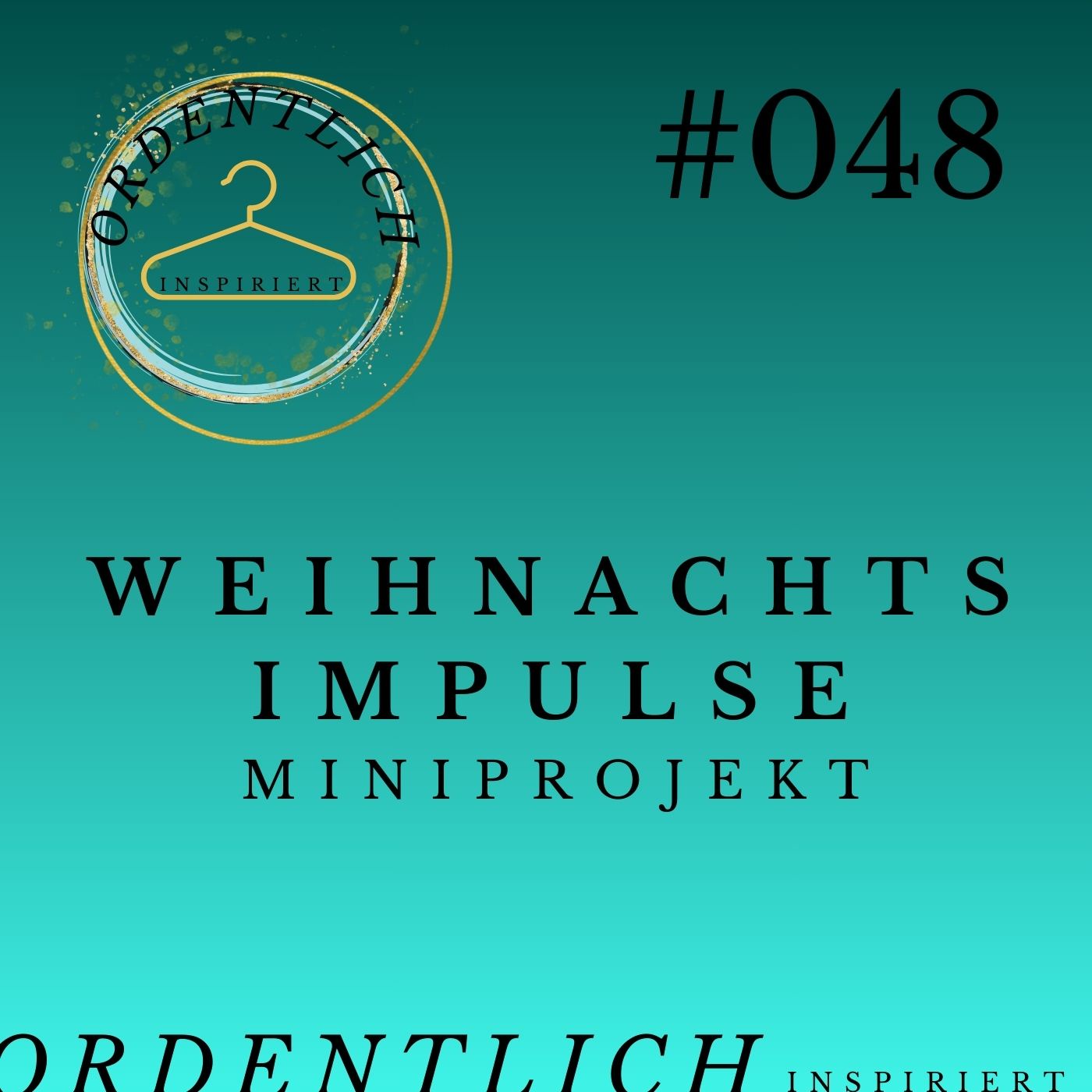 #048 Weihnachtsimpulse Miniprojekt