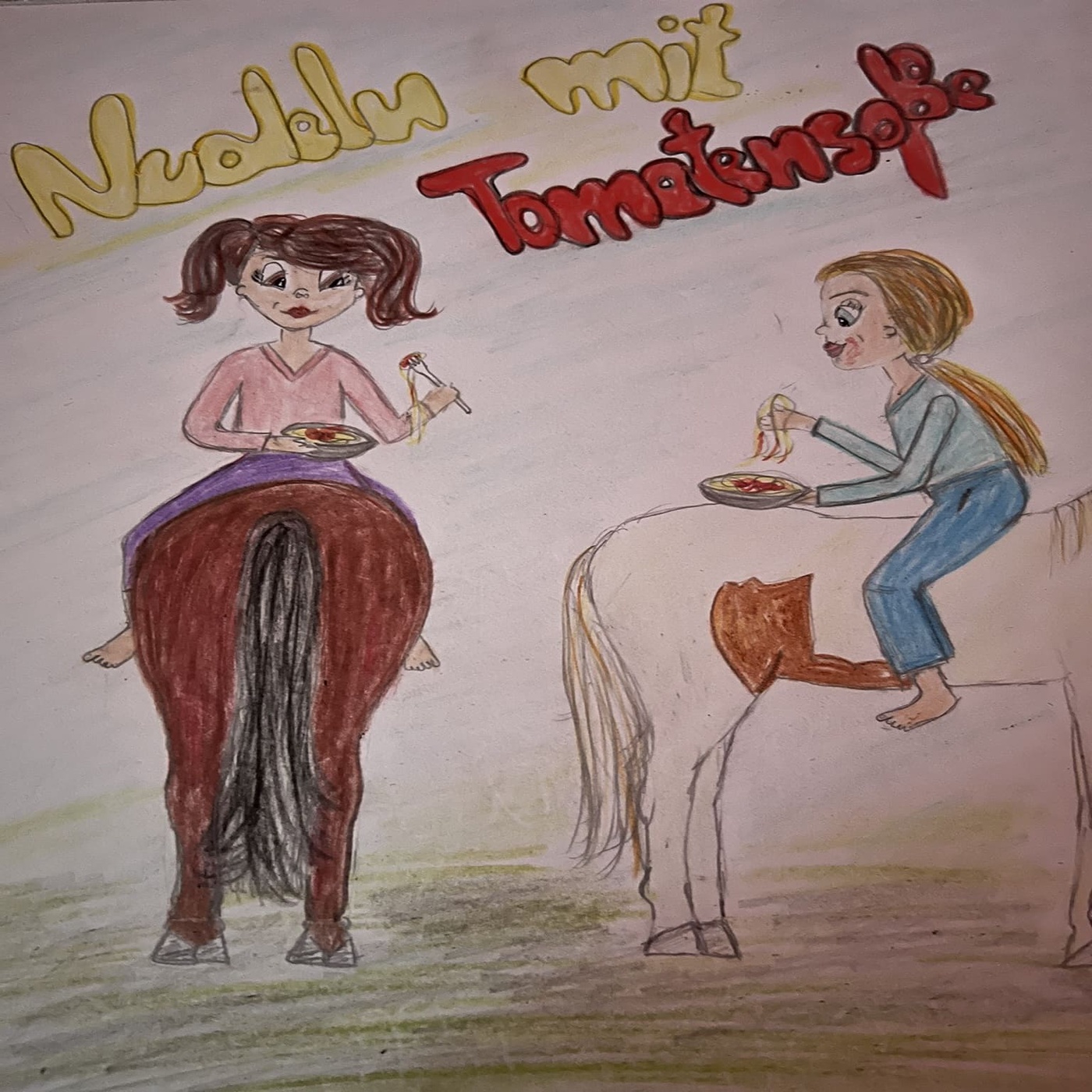 Nudeln mit Tomatensoße