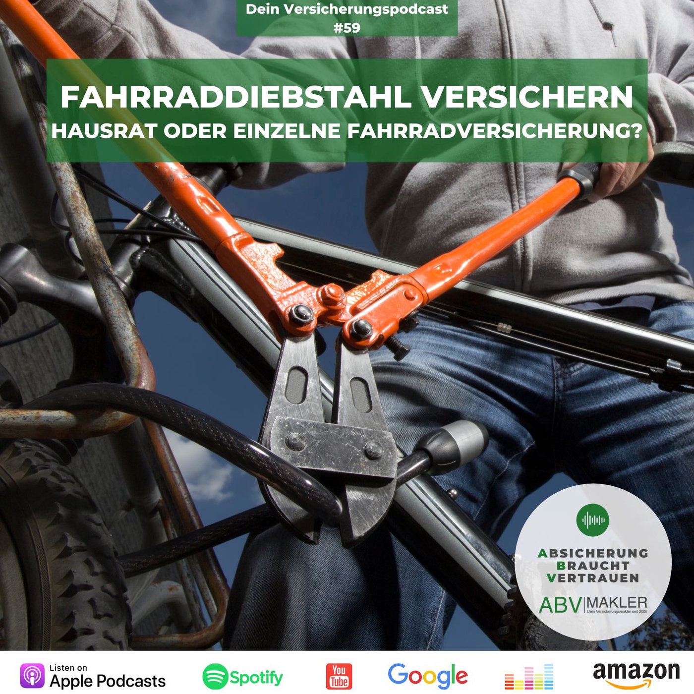 Fahrraddiebstahl versichern - Hausrat oder einzelne Fahrradversicherung?