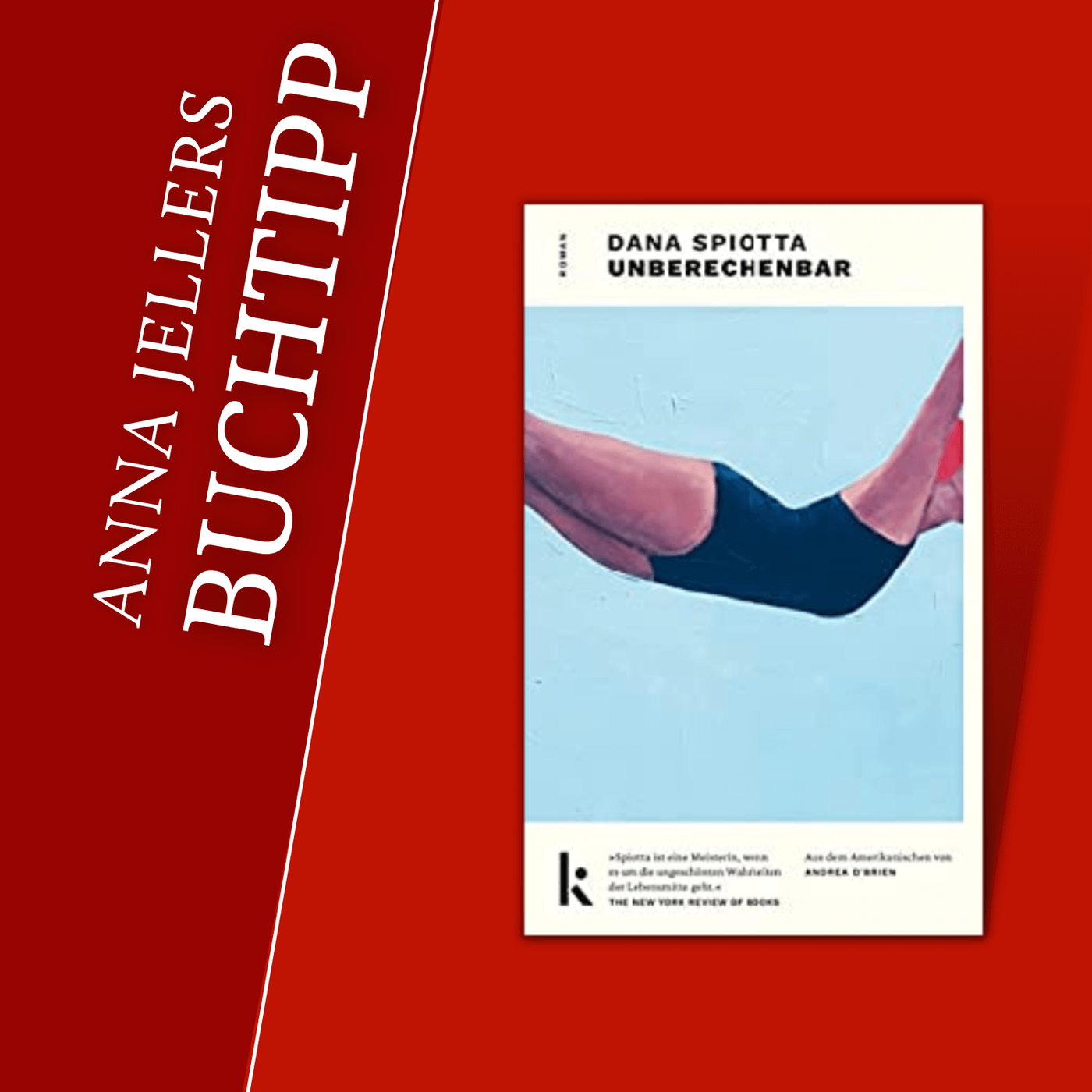 Anna Jellers Buchtipp | Dana Spiotta: Unberechenbar