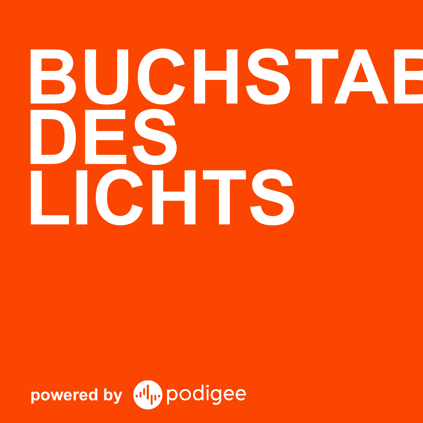 Buchstaben des Lichts