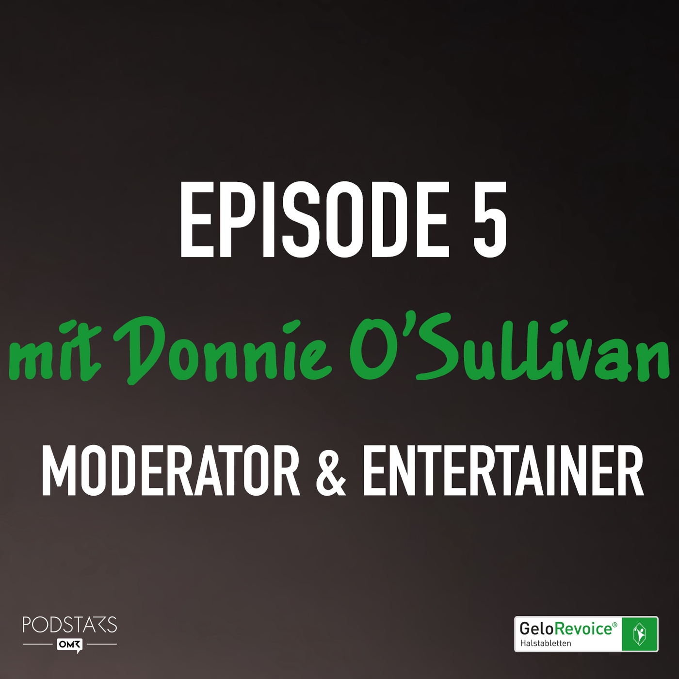 mit Moderator Donnie O'Sullivan (u.a. Rocket Beans TV, Gästeliste Geisterbahn)