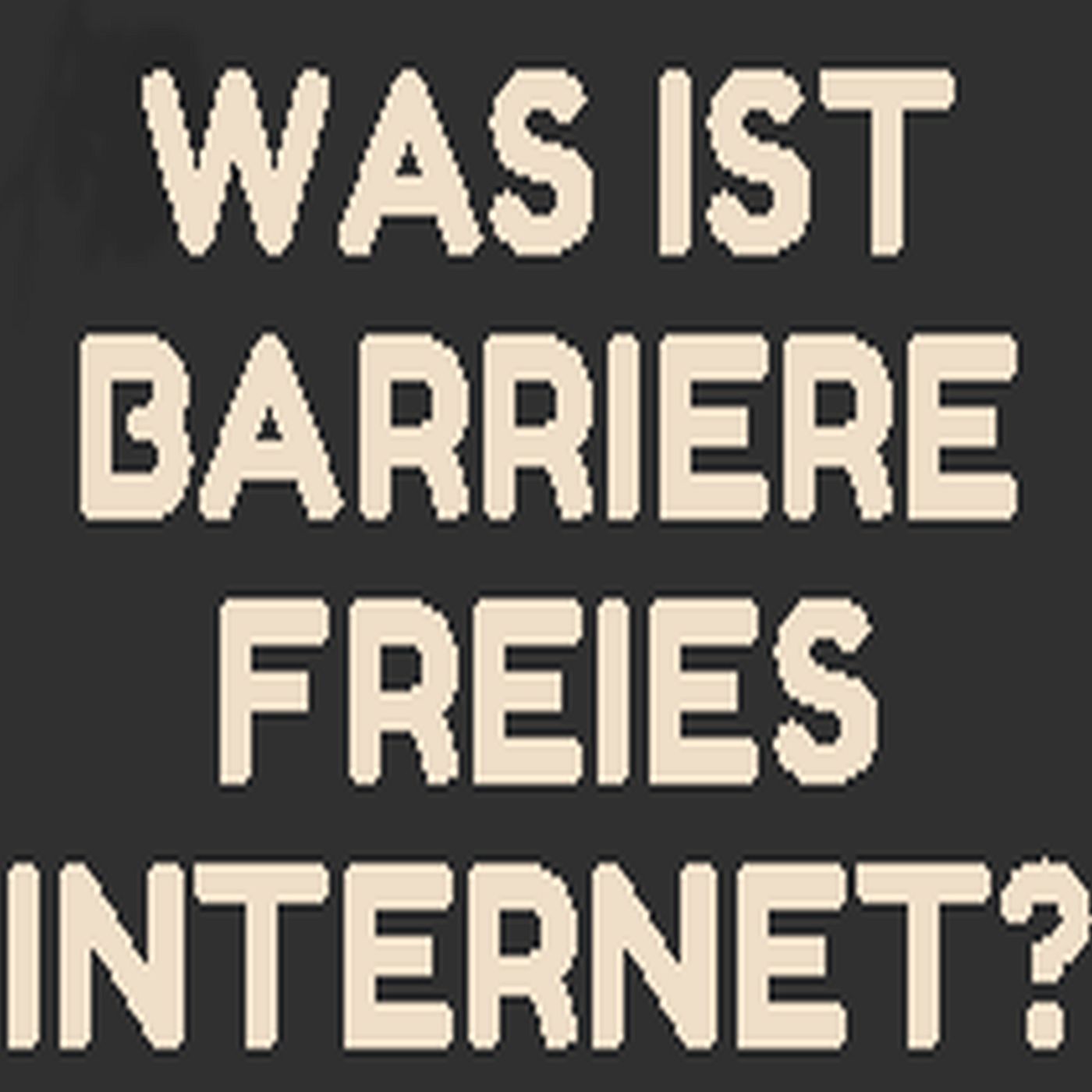 Was heißt Barrierefreiheit im Internet?