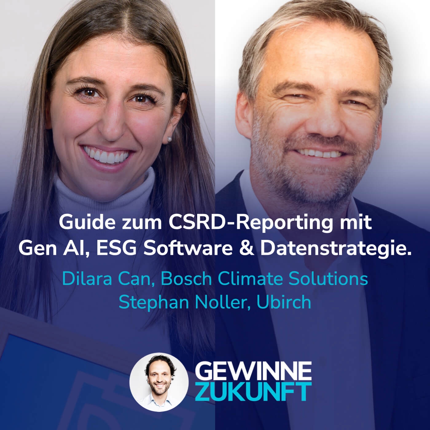 #45 CSRD-Reporting mit Gen AI, ESG-Datenstrategie und Sustainability Software - so gehts.