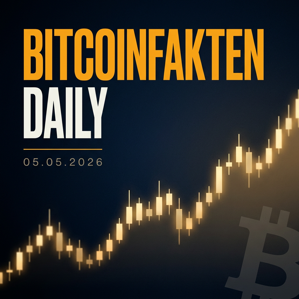 Bitcoinfakten Daily · 05.05.2026 — BTC Kurs 80K, Risiken Krypto, Preis Explosion