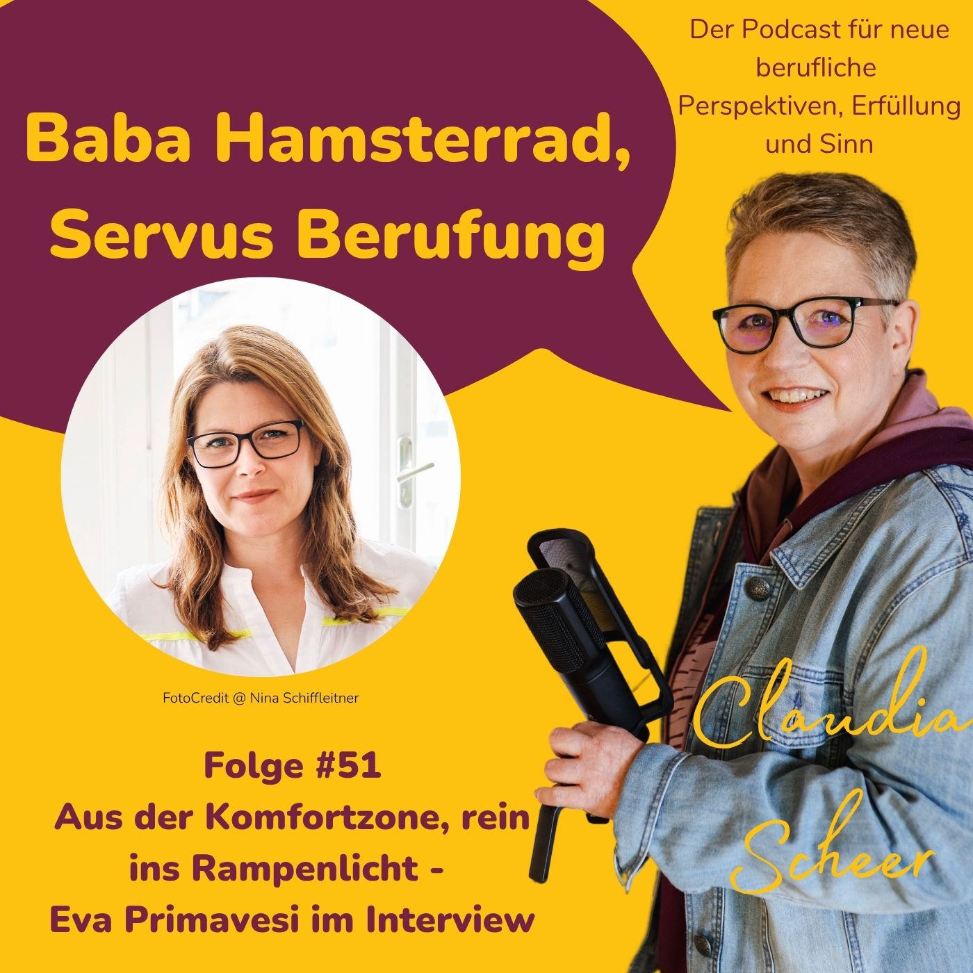 Folge 51 - Aus der Komfortzone, rein ins Rampenlicht - Eva Primavesi im Interview
