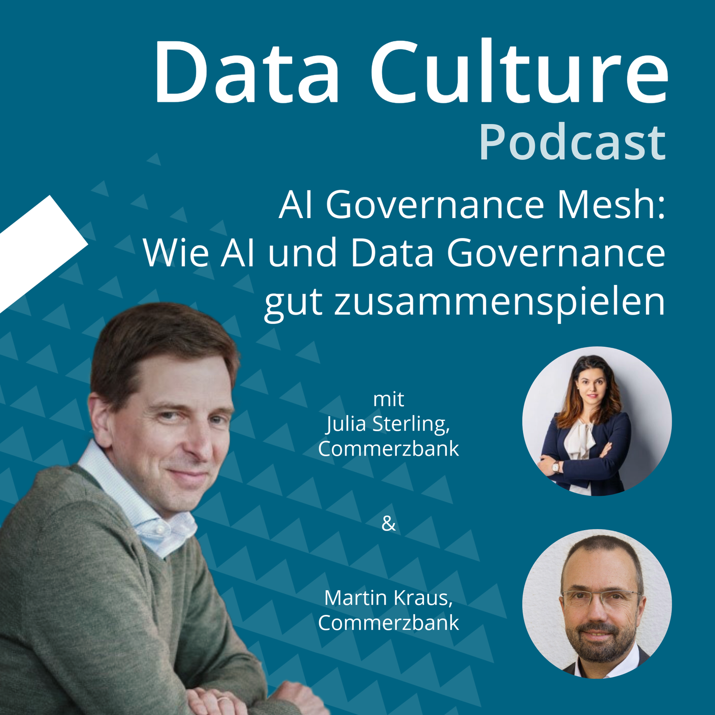 AI Governance Mesh: Wie AI und Data Governance gut zusammenspielen – mit Julia Sterling & Martin Kraus, Commerzbank